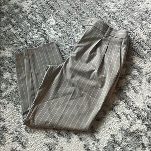 Women’s Gray Striped Pants